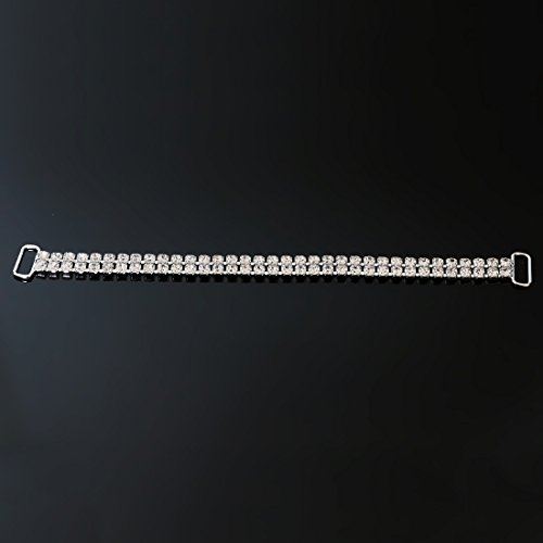 ZideTang 2 Rows Dense Rhinestones Bikini Connector Pack of 10