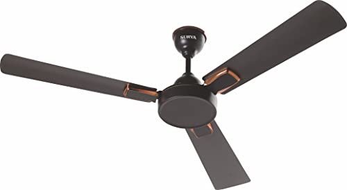 Image of Surya Blaze 1200MM Ceiling Fans | for up-beat Living rooms, Bedrooms, Dens, Common Areas, Home and Office (Rust Brown Copper)