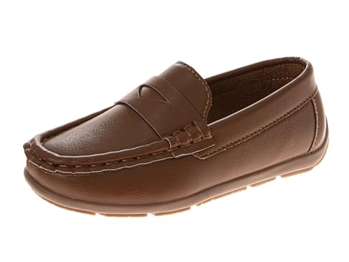 French Toast Boys Oxford Shoes Slip On Dress Shoes Moccasins Penny Loafers for Boys (Size 5-10 Toddler / 11-13 Little Kid / 1-4 Big Kid)