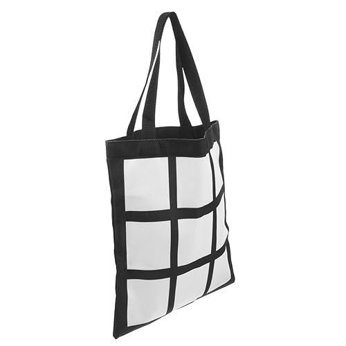 SEWACC Bolsa de Mano de Lino Y Algodón con Impresión por Sublimación Bolsa de Compras Multiusos para Ocasiones Especiales