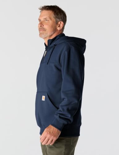 Carhartt メンズ レインディフェンダー パックストン 厚手のフード付きジッパースエットシャツ