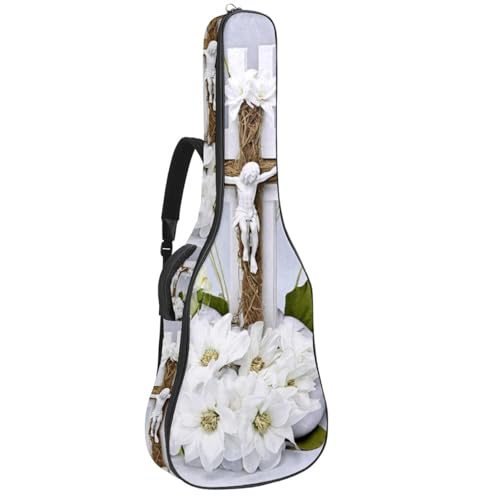 Housse de guitare acoustique à compartiments - Protection guitare 42.9 in