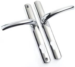 Poignée De Porte Yale TS007 2 Étoiles - Finition Laiton Poli - Sécurité Maximale - Pour Porte De Terrasse