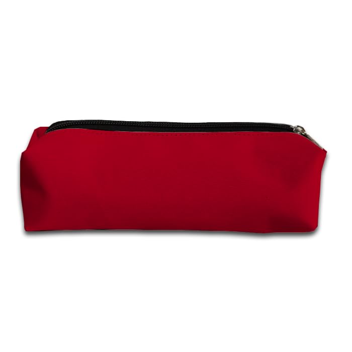 Estojo Escolar Tipo Palito em Nylon - Escolha a Sua Cor (Vermelho)