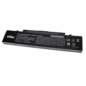 vhbw Akku kompatibel mit Samsung SF411, RV520, SF410-A01, SF410-A02, RV72, SF410, RV540, X360 Notebook (5200 mAh, 11, 1 V, Li-Ion)