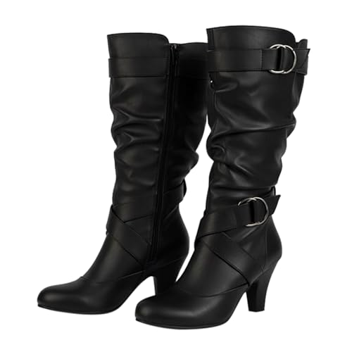 Bottes mi-mollet femme plateforme pour un style urbain quotidien