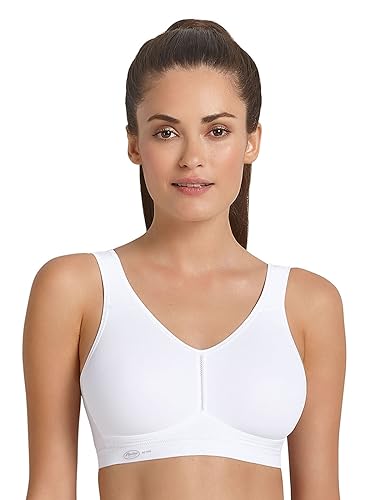 Anita Active Damen BH (Ohne Bügel), 5521 Sport-BH, Gr. 70C, Weiß (weiß 006)