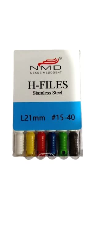 NMD Dental Stainless Steel(S.S)-H-Files (21mm, ASSORTED(#15-40 NO)) (B08P8RYDXQ) Amazon Price History, Amazon Price Tracker