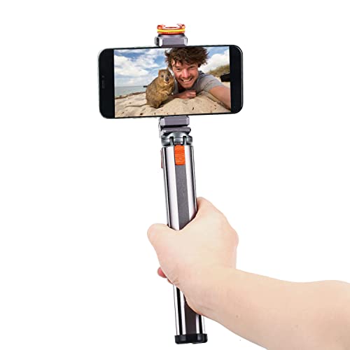 Metal Phone Tripod Mount With Rotatable Cold Shoe, Arca Port Smartphone Tripod Holder Compatible Iphone 13 12 11 Pro X/Xr/Xs Max,10 8 7 Plus,Cellphone Mount For Tripod #TOP6