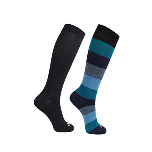 Image of ja vie Women & Men Comfy 75% Merino Wool Compression Socks 15-20mmHg Extra Soft
