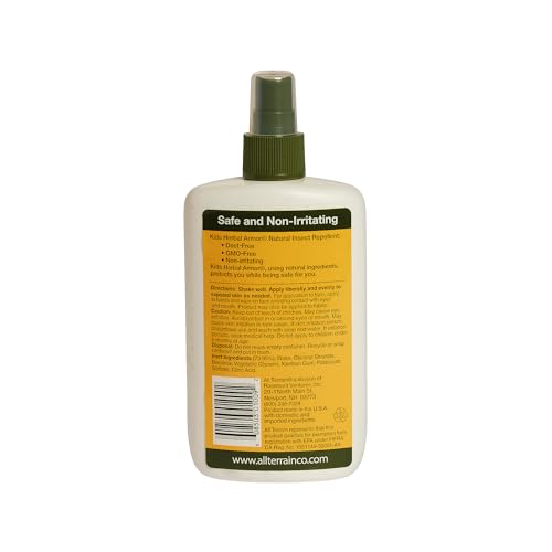 All Terrain Kids Herbal Armor Natural DEET-Free Insect Repellant, Pump Spray