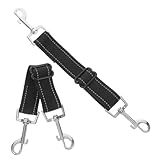 Milisten 2個 ジョイントリード 犬の首輪コネクタ 犬用リード延長アタッチメント 調節可能 反射バックア クラスプ 犬の鎖 リーシュクリ ハーネスと首輪を繋ぐジョイント 犬用交通ハンドル ナイロン 26Cm×2.5Cm×0.2Cm