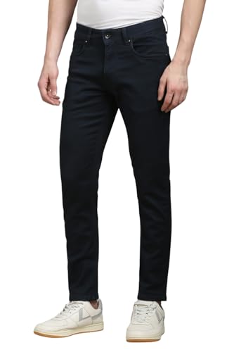 Image of Louis Philippe Men's Smart Fit All Day Comfort, Premium Twill Jeans