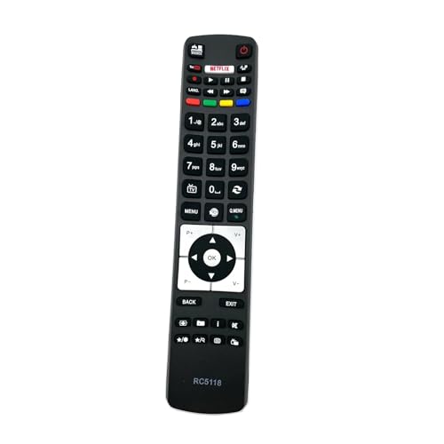 Télécommande TV RC5118 pour remplacer un boîtier perdu ou cassé