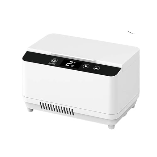 クーラーボックス 旅行用ケース インスリンペン 医薬品冷蔵庫 ポータブル医療用冷蔵庫 二段式 大容量(US Plug)