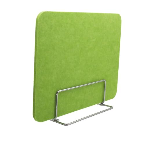 HJYCLFAZU Mampara divisora de Escritorio Ajustable y ecológica, 2 Unidades, de poliéster, para Oficina, Trabajo, Escuela, mostrador y Sala (40 x 40 cm).