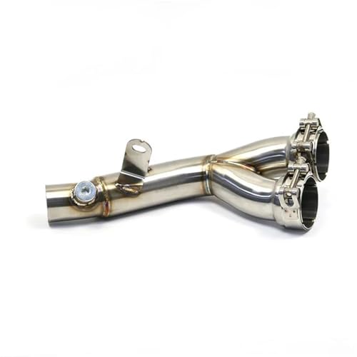 Silencieux d'échappement moto tube intermédiaire de connexion Yamaha R6 YZF 2006-2019