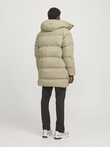 JACK&JONES Herren JCOALPHA Long Puffer SN Puffermantel, Crockery, S – Ansicht 6