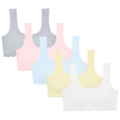 Soft Training Bras for Girls Seamless Wireless Bras for Teens 12-14 Years Old