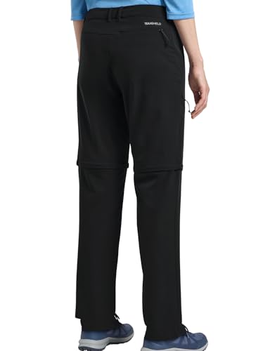 Jack Wolfskin Damen Pico Trail Zip Off Pants Wanderhose, Schwarz, 38 EU