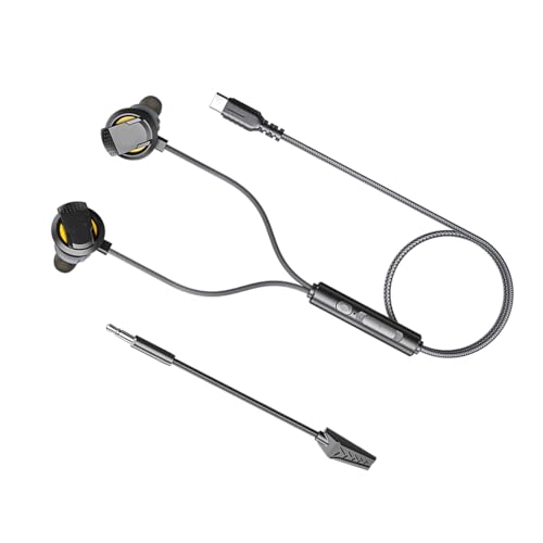 RX5 ESports Earphones In Ear Gaming Headphones With Build-in 10mm Driver Unit For Gaming Enthusiasts Type C Input