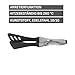 Silit Girato Servierzange 31 cm, Edelstahl, Küchenzange, Kunststoffkopf, BBQ Zange, kleine Grillzange für Steak, Fisch, Gemüse, Feststellmechanismus, platzsparend