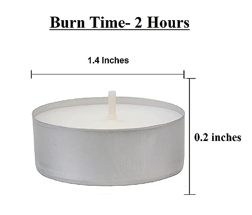 Image of Paraffin Wax Candles Smokeless & Long Lasting Perfect for Decoration of Diwali, Christmas, Dinner, Wedding Parties, Church, Spa, Restaurant(Multicolor, Set of 50 - Burn Time 2 Hr)