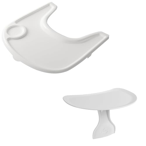 Image of High Chair Tray Cover Compatible with Stokke Tripp Trapp Chair with Cup Holder and Baby Feeding Tray Compatible with Bumbo Floor Seat