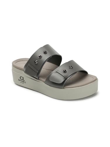 Image of Carlton London women's Adjustable Double Strap Platform Sandals