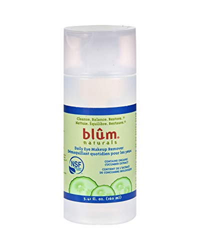 Blum Naturals Daily Eye Makeup Remover, Cucumber, 5.41 Fluid Ounce