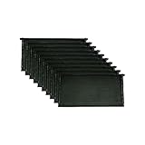 Mann Lake PF116 10-Pack Standard Wax Coated Plastic Frame, 9-1/8-Inch, Black