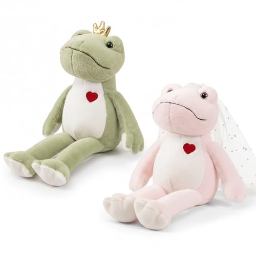 Grenouille en Peluche Mignonne Doudou Doux Animal en Peluche pour Fête