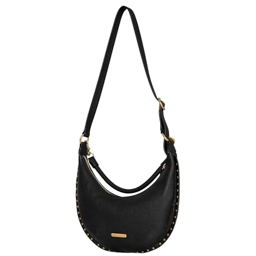 Image of Rebecca Minkoff Darren Crescent Crossbody Bag, Women's Leather Shoulder Handbag Purse