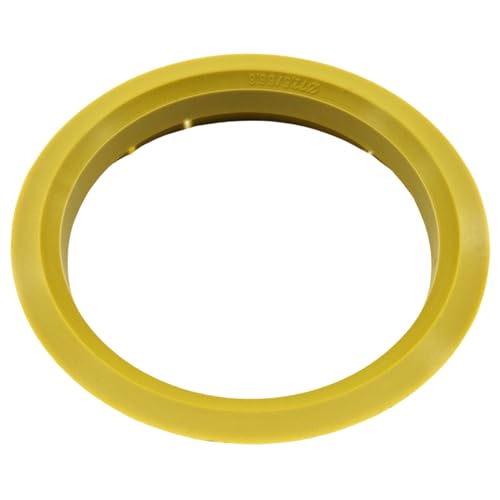 4x Zentrierringe 72,5-66,6/72.5 auf 66.6 Gelb