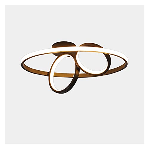 Lustre noir LED pour chambre et cuisine contemporaine
