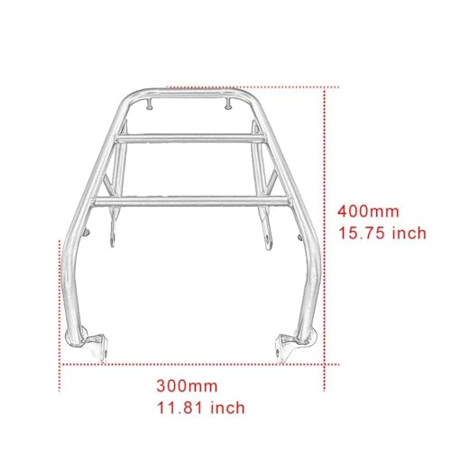 Support d'extension arrière moto pour XT250 durable - 2