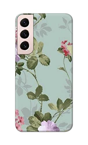 Image of Printed Hard Back Cover Case for Samsung Galaxy S22 Plus 5G | S22+ 5G Back Cover (Floral Painting) -702