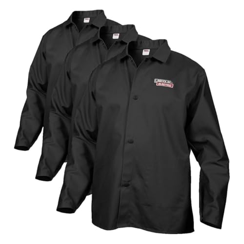Lincoln Electric Black Flame-Resistant Cloth Welding Jacket product thumbnail 10