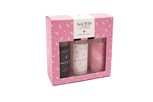 Brumes parfumées Jack Wills le trio 3x120ml pour rester fraîche au sport