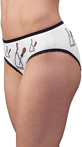 Triangle Percussion Panties, Triangle Percussion Underwear, Briefs, Cotton Briefs, Funny Underwear, Panties For Women