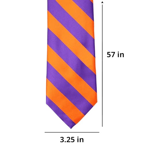 Image of tiemart Men's Striped Tie Standard Length