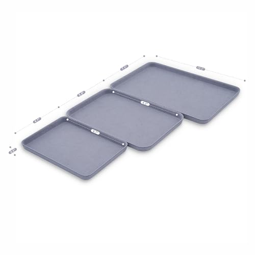 Multibandeja de fieltro antirrayaduras para proteger joyas y gafas caras 8