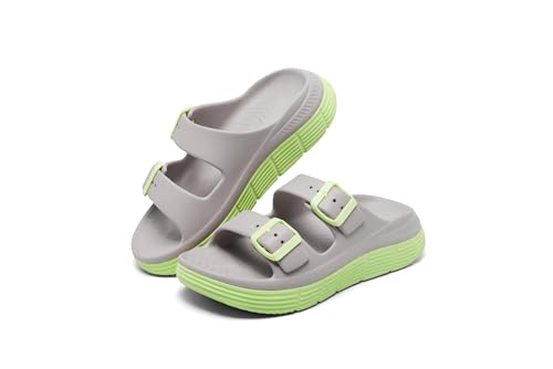 Women's Slide Sandals Recovery Sport Sandals Ladies Orthotic Adjustable Thick Cushion Reduces Stress on Feet, Joints & Back Post-Exercise With Comfortable Plantar Fasciitis Arch Support