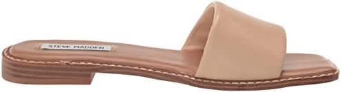 Steve Madden Women's Sandra Sandal, Tan Leather, 7 | Image 5