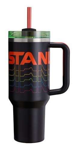 Image of STANLEY Quencher H2.0 Tumbler with Straw 40 oz | Flowstate 3-Position Lid | Cup Holder Compatible for Travel | Insulated Stainless Steel Cup | BPA-Free | Black Reverb