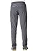 YSENTO Men Hiking Pants Breathable Sports Sweats Running Pants Zipper Pockets Dark Grey Size M