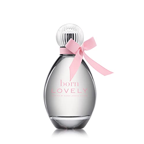 Born Lovely by SJP - Lush, Sweet, Elegant Amber Floral Eau De Parfum Spray Fragrance for Women - Mandarin, Peony, Honeysuckle, and Freesia - Intense, Long Lasting Scent - 1.7 oz