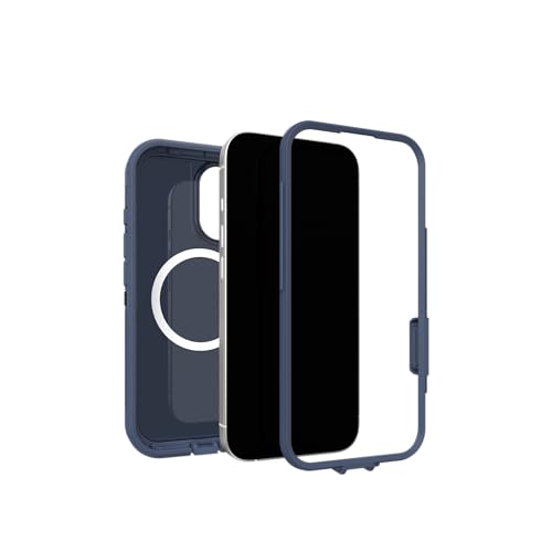 Image of OtterBox iPhone 17 Defender Series Pro XT Clear Case - Offgrid - Blue - Tough, Rugged & Durable iPhone Case, Snaps on MagSafe