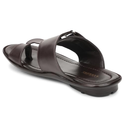 Image of Liberty Coolers ORTIZ-30 Casual Slippers for Men With PU Upper - Comfortable & Lightweight |& Trendy Design | Stylish Footwear, Cushioned Footbed