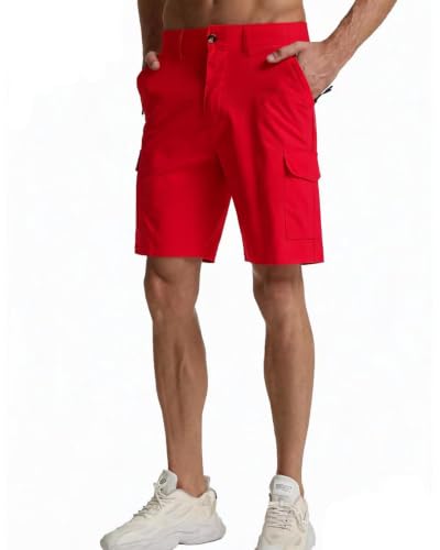 Image of Men's Lightweight Hiking Work Cargo Shorts 9 inch-5 Pockets